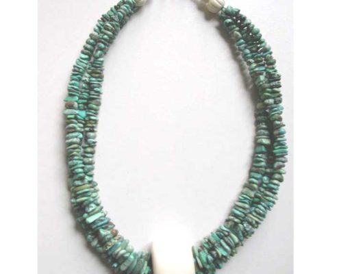 Collier Ethnique Turquoise