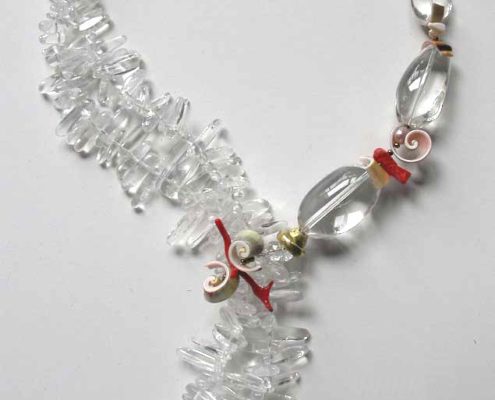 Collier "Cascade de cristal"