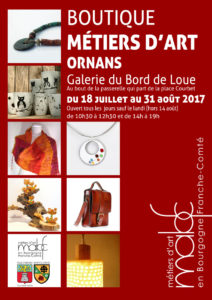 Galerie Métiers d'Art d'Ornans - 2017