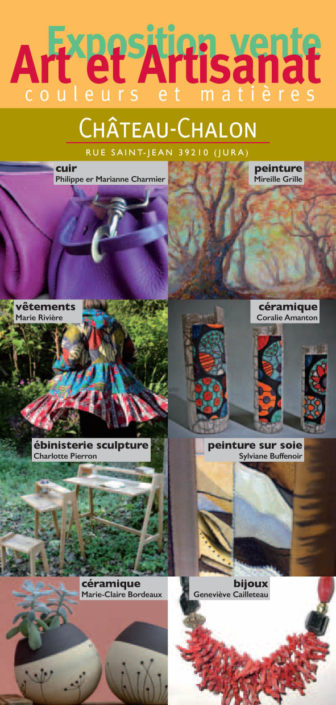Couleurs et matières – Château-Chalon 2017