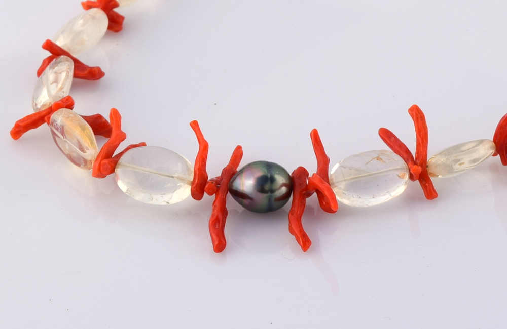 Collier perle noire de Tahiti- D757 - La Perle Rare