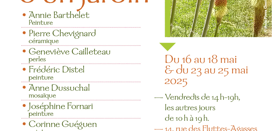 Expo L'espace d'un jardin 2025